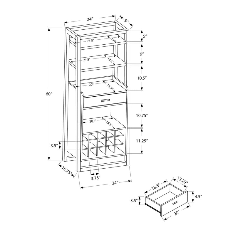 Monarch Bar Cabinets Bar Cabinets I 2543 IMAGE 5