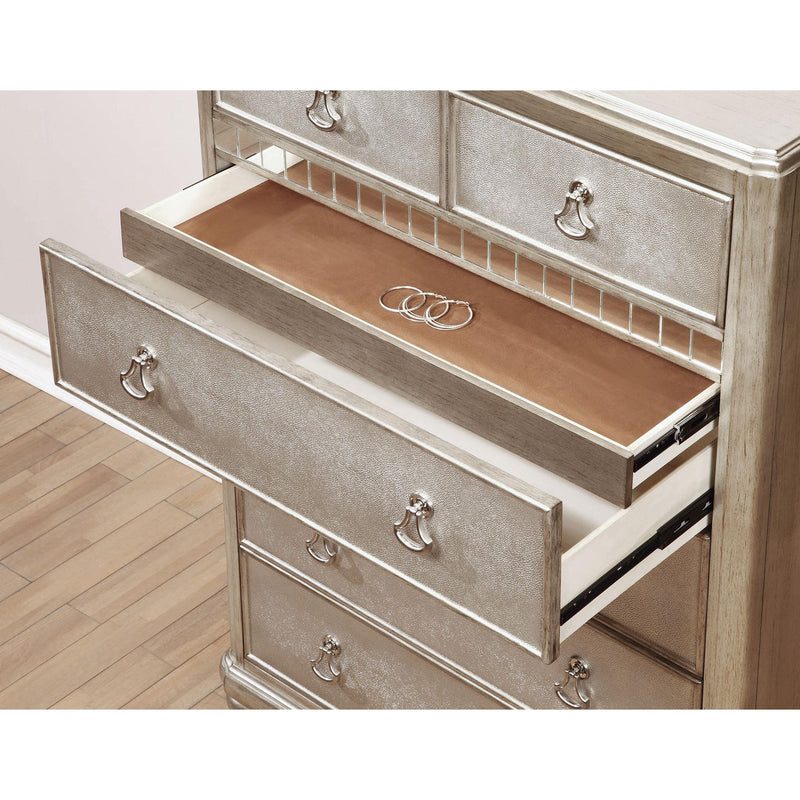 Coaster Furniture Bling Game 5-Drawer Chest 204185 IMAGE 2