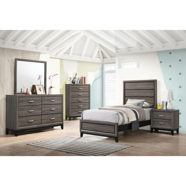 Coaster Furniture Watson 212421T-S4 6 pc Twin Panel Bedroom Set IMAGE 1