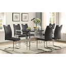  Mazin Furniture Betmar 5178GYS Side Chair, Dark Gray IMAGE 6