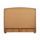  Coaster Furniture Laughton 300501Q Banana Leaf Queen Panel Bed - Amber IMAGE 3