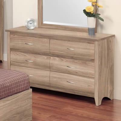 Dynamic Furniture 6-Drawer Kids Dresser 348-861 IMAGE 1