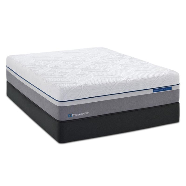 Sealy Copper Cushion Firm Mattress Set (Twin) IMAGE 1