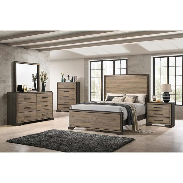 Coaster Furniture Baker 224461KE-S4 6 pc King Panel Bedroom Set IMAGE 1