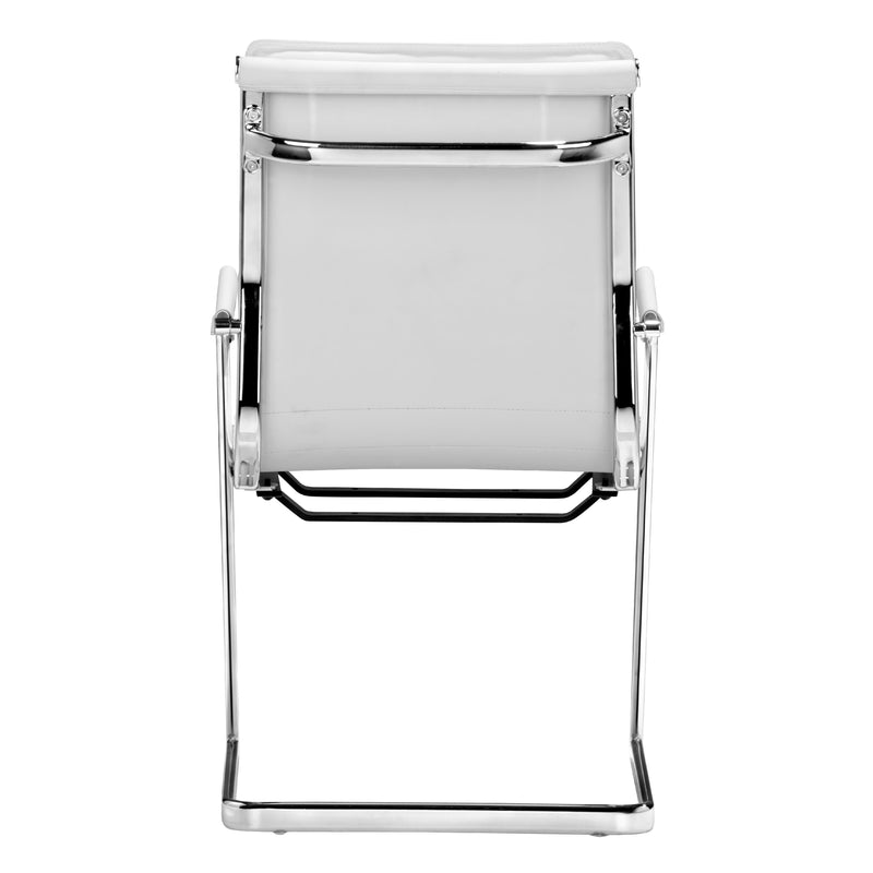  Zuo Lider Plus 215211 Conference Chair - White IMAGE 4