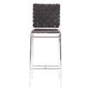 Zuo Criss Cross 333062 Counter Stool - Black IMAGE 3