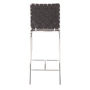  Zuo Criss Cross 333062 Counter Stool - Black IMAGE 4