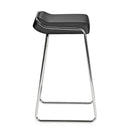  Zuo Wedge 300041 Barstool - Black IMAGE 2