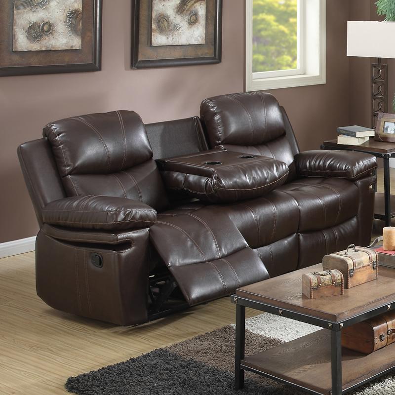 Minhas Furniture Norwich Reclining Bonded Leather Sofa Norwich-DBPU-01 IMAGE 1