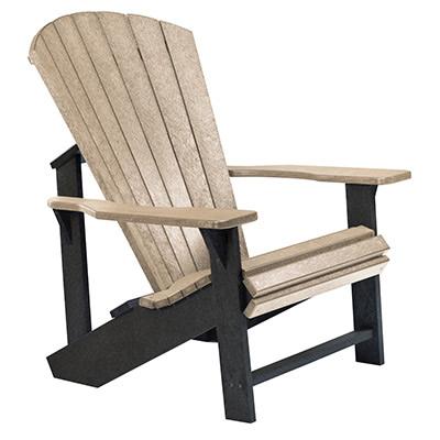 C.R. Plastic Products Generation C01-07-14 Adirondack - Beige/Black IMAGE 1