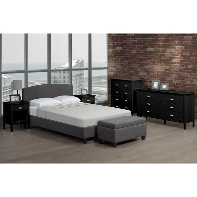 Titus Furniture T2355 Queen Upholstered Platform Bed T2355G-Q IMAGE 2