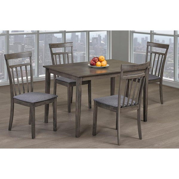 Titus Furniture T3116 5 pc Dining Set - Grey IMAGE 1