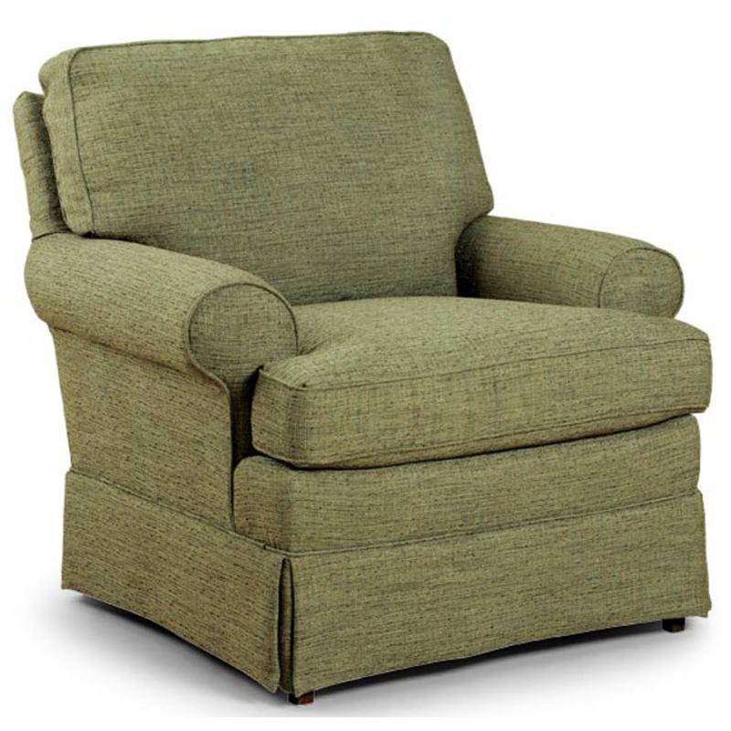 Best Home Furnishings Quinn Swivel Glider Fabric Chair 1577 21927