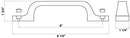 Leisure Coachworks 2 Pack All Weather Plastic Grab Handle - Entry Door Assist Bar for RV, Trailer, Camper, Motor Home, Cargo Trailer, Boat-OEM Replacement White 9" (White)