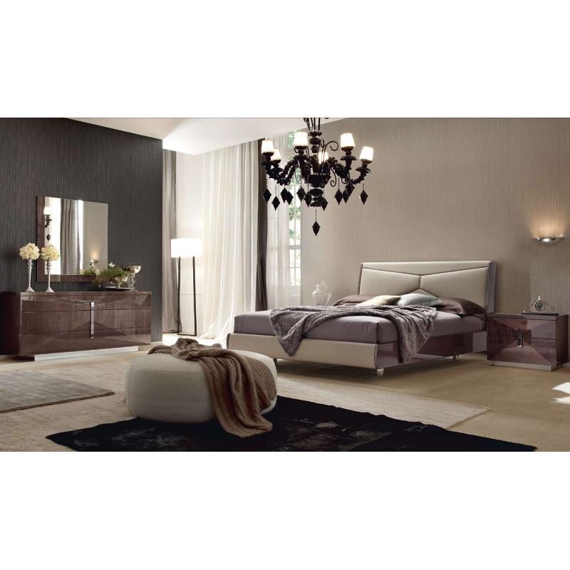 ALF Italia Elegance Queen Upholstered Platform Bed PJEV0201BT IMAGE 5