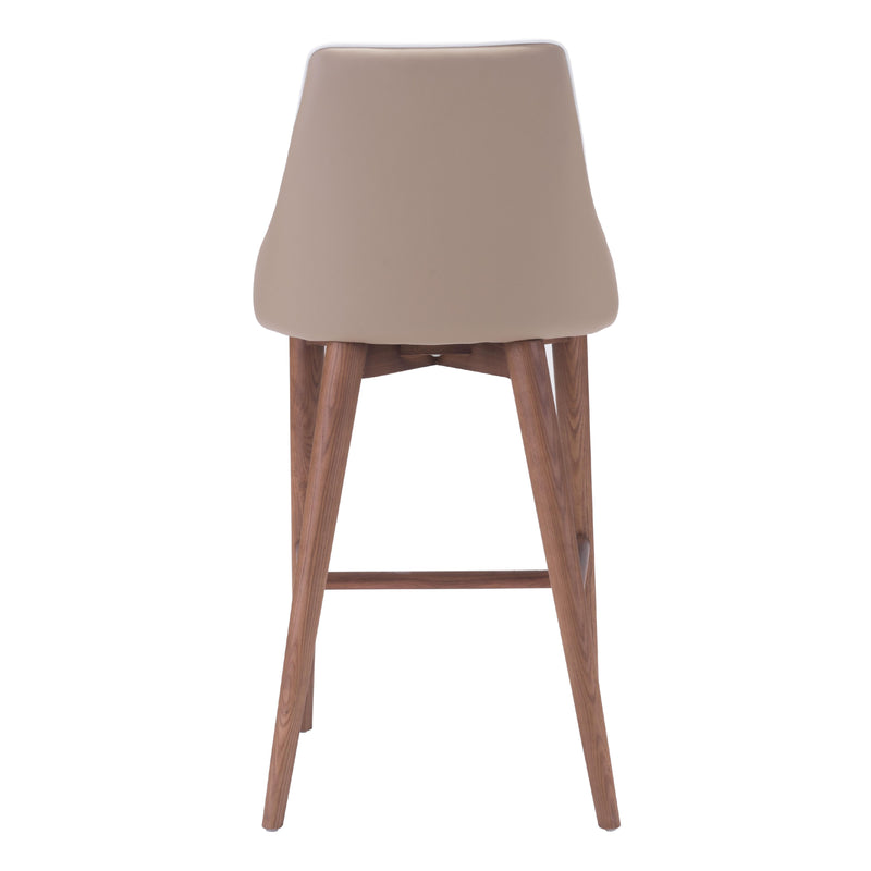  Zuo Moor 100279 Counter Stool - Beige IMAGE 4