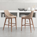  Zuo Moor 100279 Counter Stool - Beige IMAGE 7