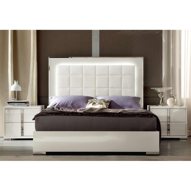 ALF Italia Imperia King Platform Bed with Storage PJIE0275BI IMAGE 1