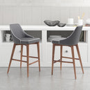  Zuo Moor 100280 Counter Stool - Dark Grey IMAGE 7