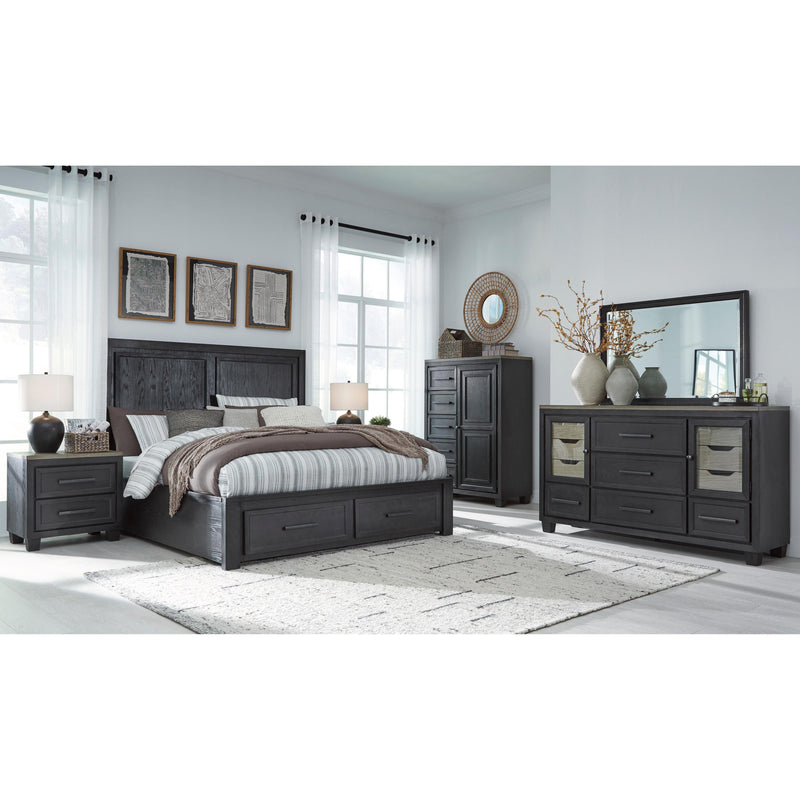 Signature Design by Ashley Foyland B989 8 pc King Panel Storage Bedroom Set IMAGE 1