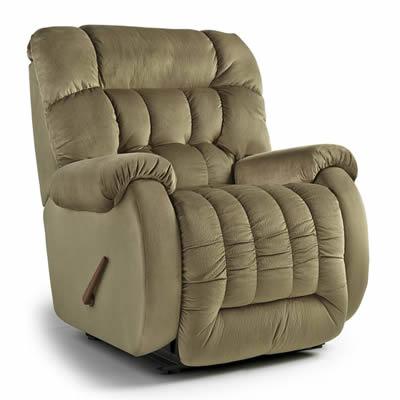 Best Home Furnishings Rake Fabric Recliner 9B14 IMAGE 1