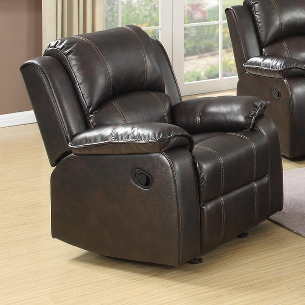 Minhas Furniture Munich Glider Leather Air Recliner MUNICH-03 IMAGE 1