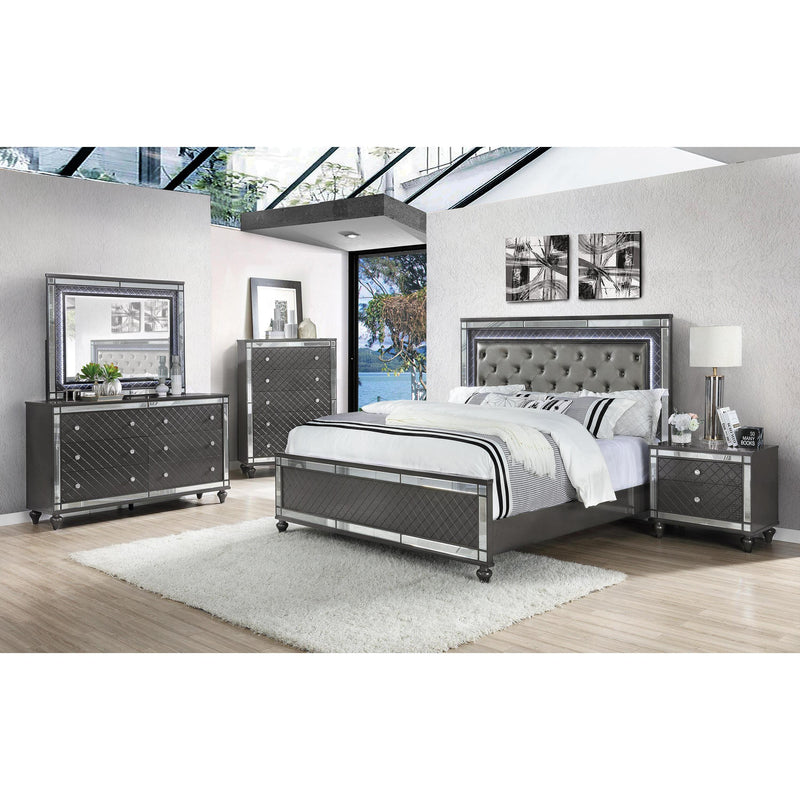 Crown Mark Refino B1670 7 pc Queen Panel Bedroom Set IMAGE 1