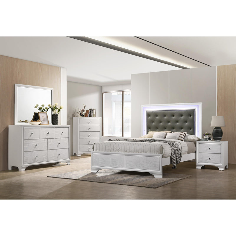 Crown Mark Lyssa B4310 7 pc Queen Panel Bedroom Set IMAGE 1