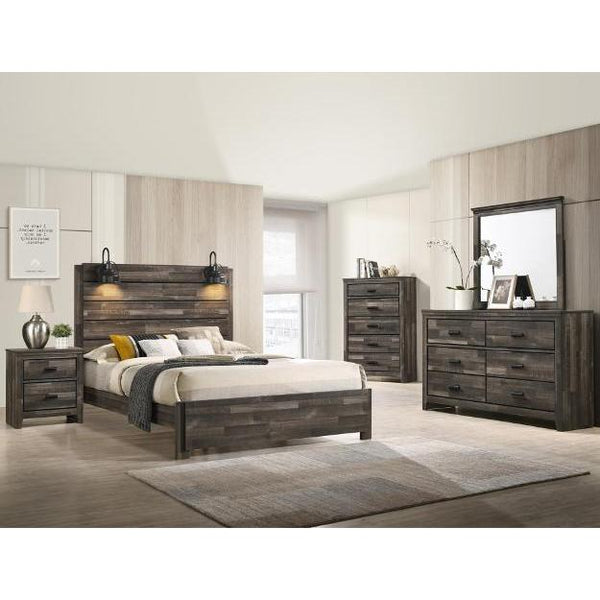 Crown Mark Carter B6800 7 pc Queen Panel Bedroom Set IMAGE 1