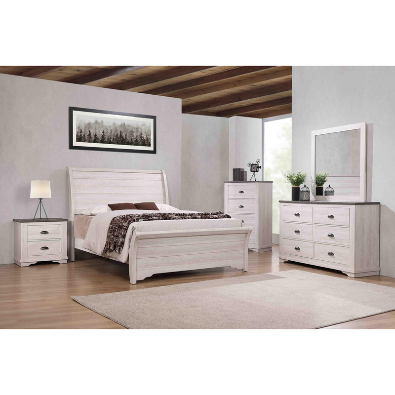 Crown Mark Coralee B8130 7 pc Queen Panel Bedroom Set IMAGE 1