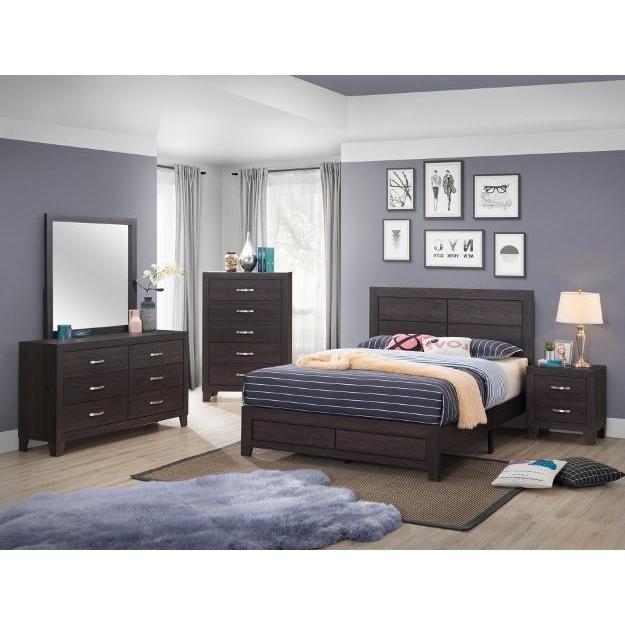 Crown Mark Hopkins B9310 7 pc Queen Platform Bedroom Set IMAGE 1