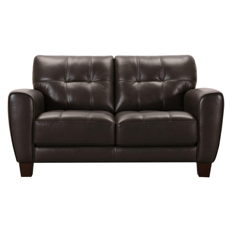 Violino 31376 Stationary Leather Match Loveseat 31376 2P IMAGE 2