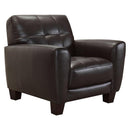 Violino Stationary Leather Match Chair 31376 1P IMAGE 1