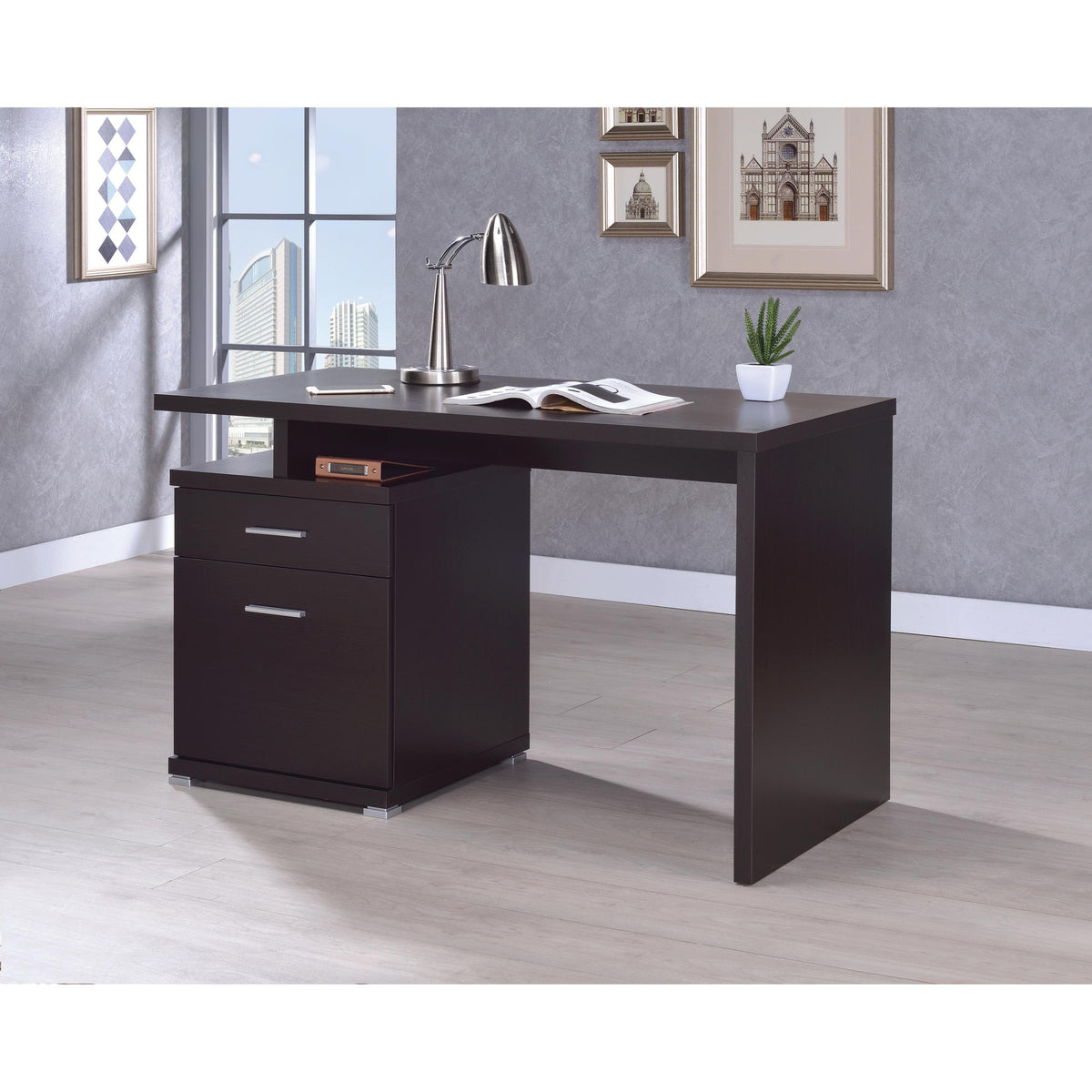 Coaster Furniture Irving 800109 47-inch 2-Drawer Office Computer Desk