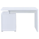  Coaster Furniture Irving 800110 47-inch 2-Drawer Office Computer Desk - White IMAGE 7