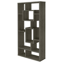  Coaster Furniture Corey 800512 71-inch 8-shelf Bookshelf - Weathered Grey IMAGE 3
