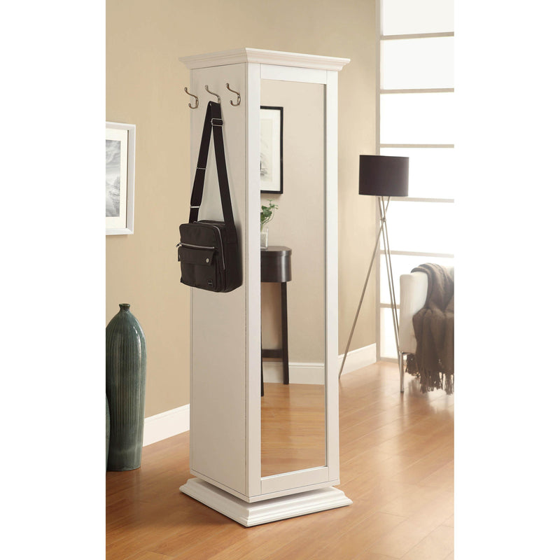 Coaster Furniture Robinsons 910080 Swivel Accent Cabinet with Cork Board - White IMAGE 2