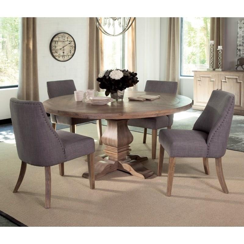 Coaster Furniture Round Florence Dining Table with Pedestal Base 180200 IMAGE 5