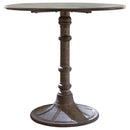  Coaster Furniture Oswego 100063 Round 30-inch Bistro Dining Table - Bronze IMAGE 1