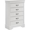  Coaster Furniture Louis Philippe 202441F-S5 7 pc Full Sleigh Bedroom Set IMAGE 6