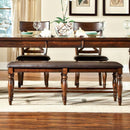 Intercon Furniture Kingston Bench KG-CH-5416CB-RAI-RTA IMAGE 1