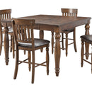 Intercon Furniture Square Kingston Counter Height Dining Table KG-TA-5454G-RAI-C IMAGE 2