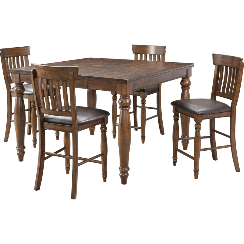 Intercon Furniture Square Kingston Counter Height Dining Table KG-TA-5454G-RAI-C IMAGE 4
