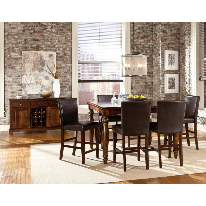 Intercon Furniture Square Kingston Counter Height Dining Table KG-TA-5454G-RAI-C IMAGE 6