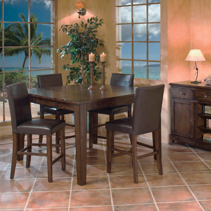 Intercon Furniture Square Kona Counter Height Dining Table KA-TA-5454G-RAI-C IMAGE 4