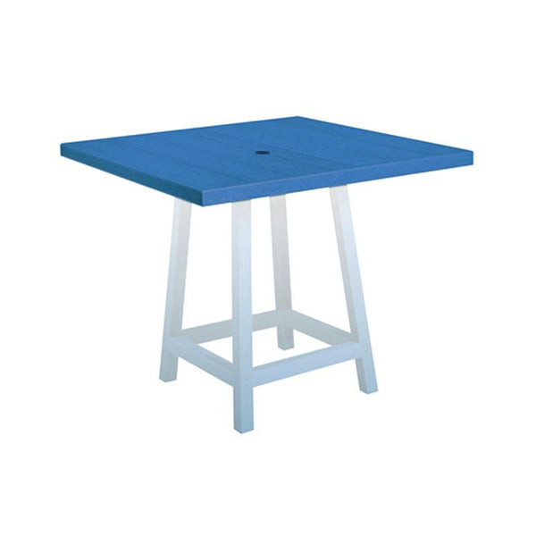 C.R. Plastic Products Generation TT13-03 40" Pub Table Top - Blue IMAGE 1