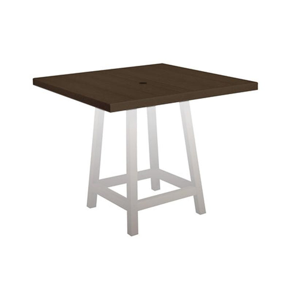 C.R. Plastic Products Generation TT13-16 40" Pub Table Top - Chocolate IMAGE 1