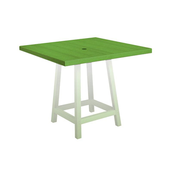 C.R. Plastic Products Generation TT13-17 40" Pub Table Top - Kiwi Lime IMAGE 1