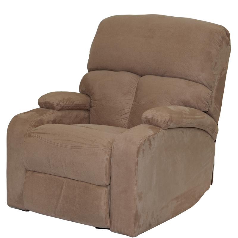 Minhas Furniture Glider Fabric Recliner 8595-SM-RC IMAGE 1