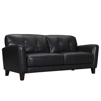 Violino Stationary Leather Match Sofa 31378-3-NAVY IMAGE 1